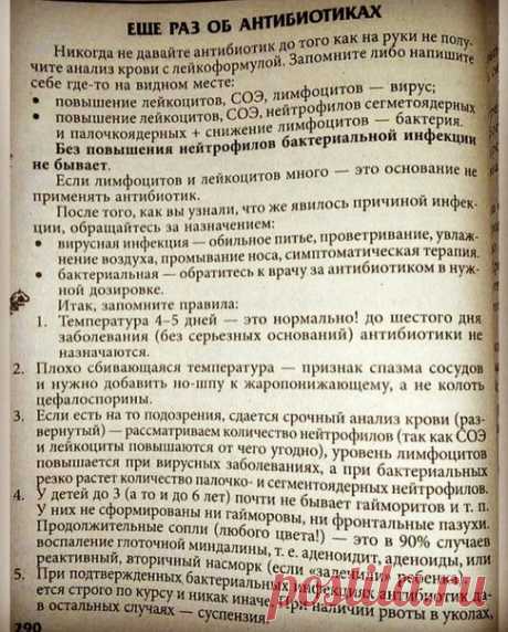 Целесообразность применения антибиотиков 

Актуальная тема в сезон простуд.