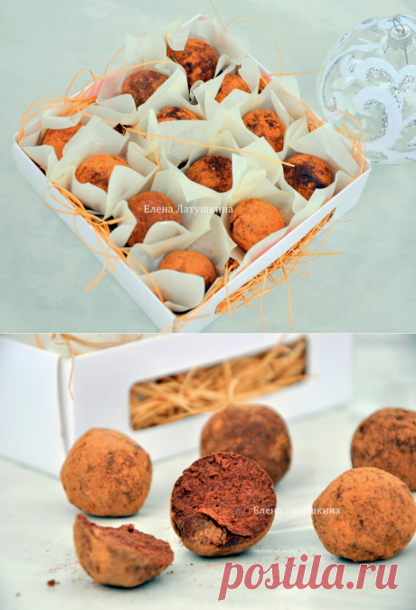 Sweet and not Sweet: Трюфели с мятным шлейфом
