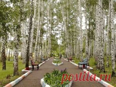 Россия . Башкирия .Город Кумертау , парк им. Гагарина.