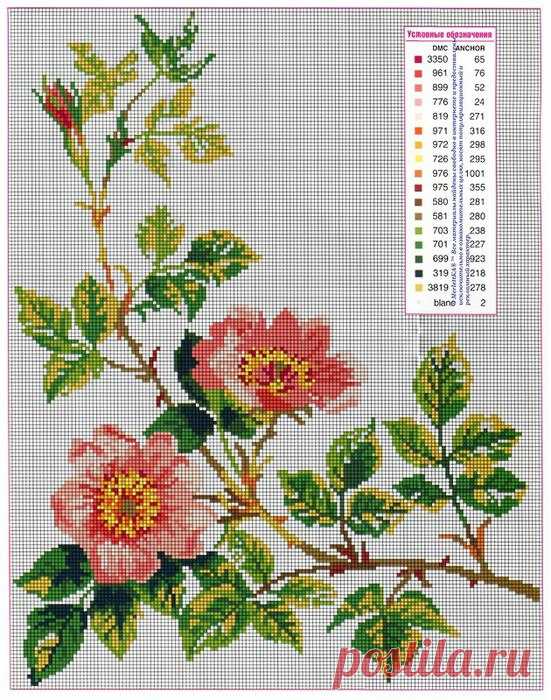 Interesting ideas for decor: ВЫШИВКА ЦВЕТЫ