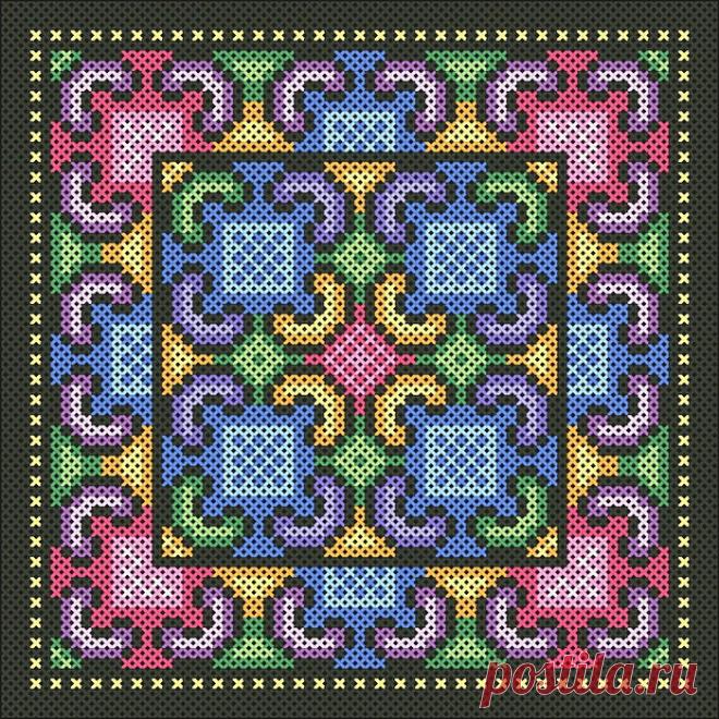 Цветочные подушки.