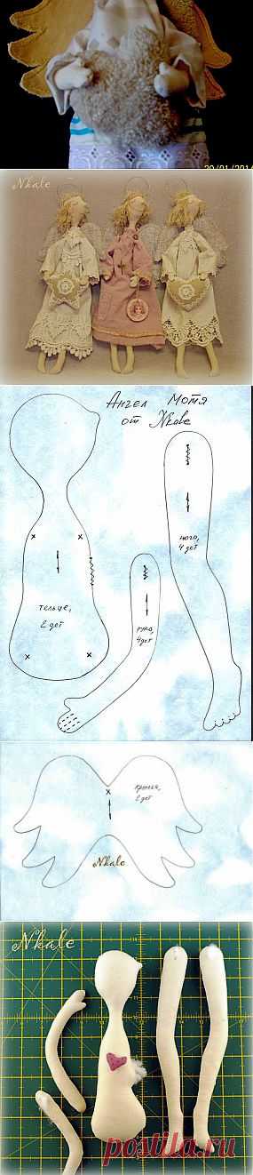Спящий Ангел по выкройке Елены Войнатовской / Тильда. Мастер классы, выкройки. / PassionForum - мастер-классы по рукоделию