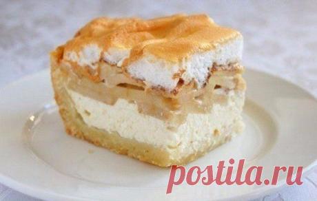 Веб Повар!: Творожно-яблочный пирог.