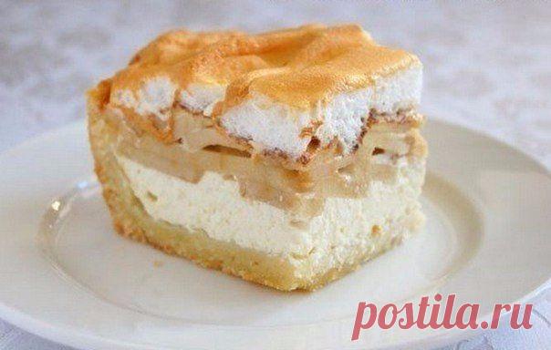 Веб Повар!: Творожно-яблочный пирог.