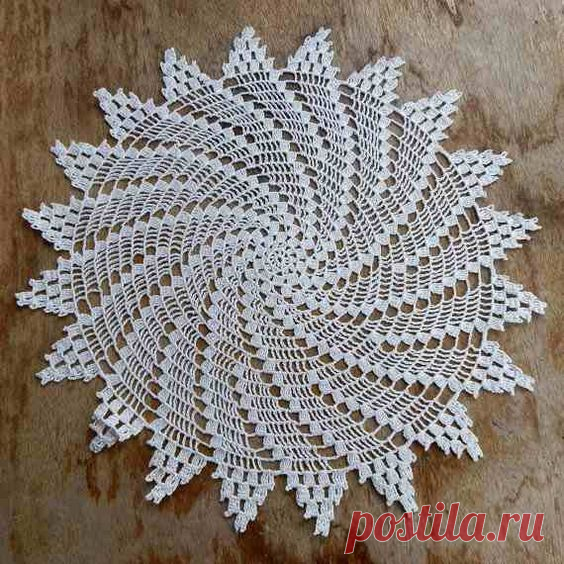 Простые спиральные салфетки- девять схем крючком | NataliyaK | Яндекс Дзен