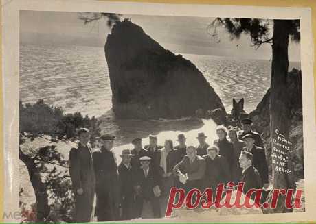 фотография фото приклеены в альбомных листах Крым Ялта (Шк марки верх)