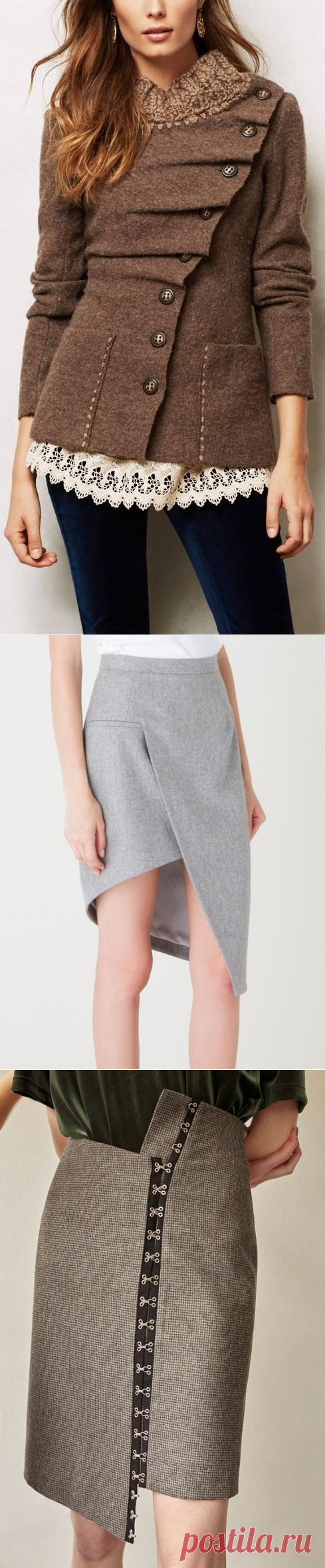 Непростые решения: оригинальная одежда сложного кроя