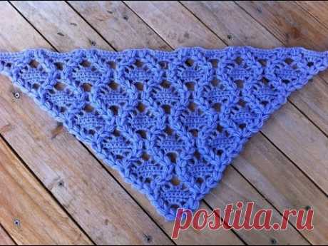 Châle au crochet tres facile tutoriel / chale en crochet muy facil - YouTube
