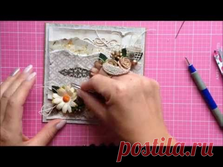 Earth Tone Card - Wild Orchid Crafts - Tutorial by Lady E - YouTube
