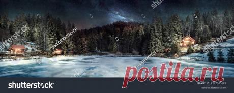 Winter Evening Carpathians On Mountain Lake: стоковые изображения в HD и миллионы других стоковых фотографий, иллюстраций и векторных изображений без лицензионных платежей в коллекции Shutterstock.  Ежедневно добавляются тысячи новых высококачественных фотографий.