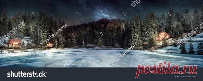 Winter Evening Carpathians On Mountain Lake: стоковые изображения в HD и миллионы других стоковых фотографий, иллюстраций и векторных изображений без лицензионных платежей в коллекции Shutterstock.  Ежедневно добавляются тысячи новых высококачественных фотографий.