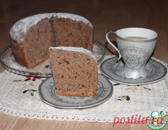 Шоколадный кекс с арахисом – кулинарный рецепт