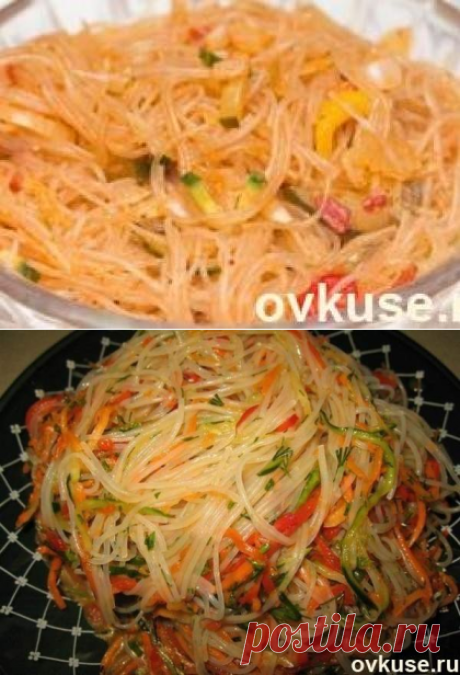11 вариантов салата "фунчоза" - Простые рецепты Овкусе.ру