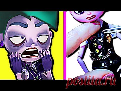 ЗЛОВЕЩАЯ кукла НЕСМЕЯНА из Сказочный патруль в БРУТАЛЬНОЙ жилетке/ ООАК ч. 2 / // Muza Rukodeliya 🌺