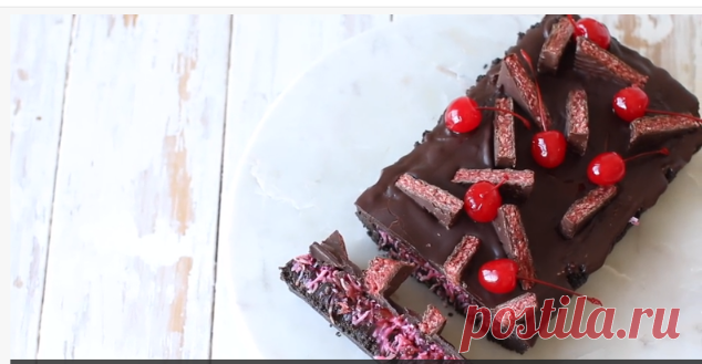 Cherry Ripe Tart ~ Scran Line Tastemade