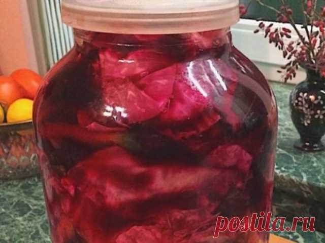 Капуста соленая по-грузински.