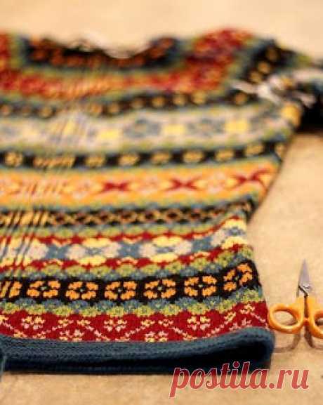 &quot;Вязание в стиле Fair isle: снуды, шарфы, шапки...&quot; (подборка + схемы)