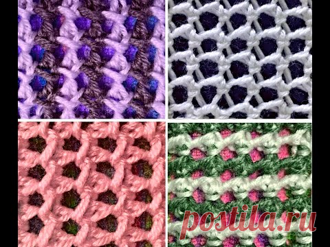 Видео МК. Сетка спицами ''Крючковый ньюанс... | Вязание спицами для начинающих
