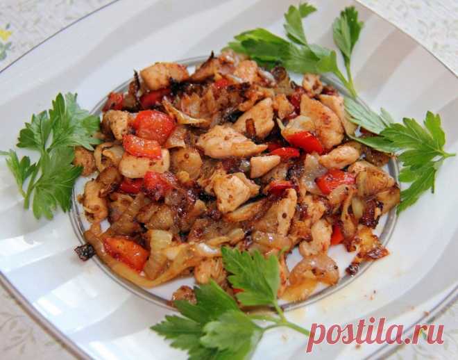 Курица с овощами