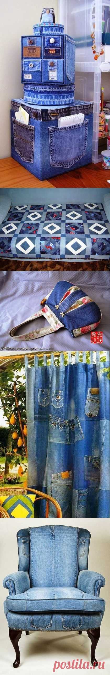Джинсовые переделки. Made of Jeans Denim ~ HandMadiya.com