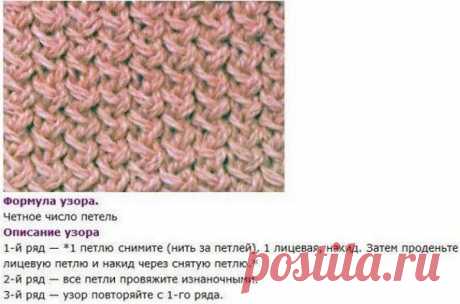 ПРОСТОЙ ПЛЕТЁНЫЙ И ЭФФЕКТНЫЙ УЗОР ДЛЯ КАРДИГАНА (УЗОРЫ СПИЦАМИ) — Журнал Вдохновение Рукодельницы