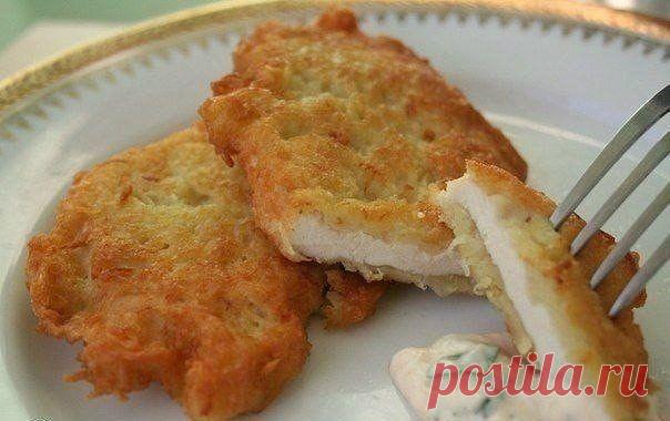 Куриная отбивная в картофельном кляре Простой и вкусный ужин... | Интересный контент в группе ♥ Готовим дома просто ♥ Куриная отбивная в картофельном кляре Простой и вкусный ужин – мечта любой хозяйки. Его можно использовать, даже если к вам внезапно нагрянули гости. Ингредиенты: -... | Вступай в группу ♥ Готовим дома просто ♥ в Одноклассниках