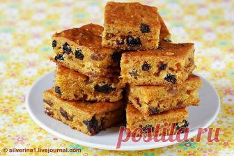 Постный морковно-апельсиновый кекс