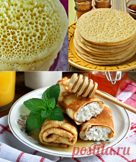 Рецепт вкусных блинов на молоке