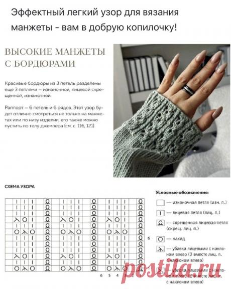 Пин на доске вязание