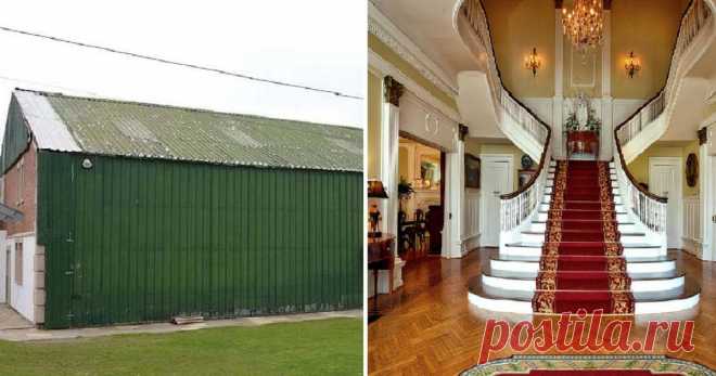 В британии обнаружили роскошный особняк тщательно замаскированный за стенами сарая — архитектура и Интересные факты обо всём на свете, которых вы, возможно, не знали.