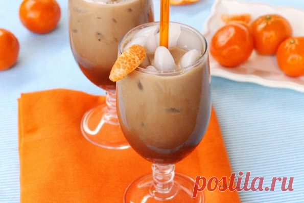 Кофе Мокко с мандаринами — рецепт