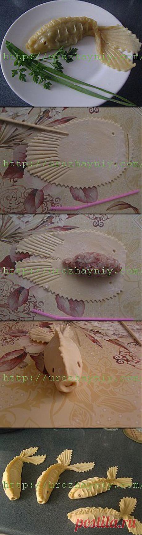 Как лепить манты - рыбка | Урожайная дача
