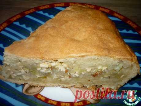 Пирог с капустой и адыгейским сыром Кулинарный рецепт