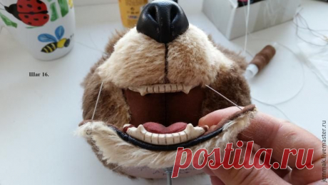 Как сделать зубки для тедди - Ярмарка Мастеров - ручная работа, handmade