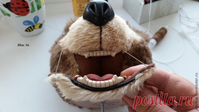 Как сделать зубки для тедди - Ярмарка Мастеров - ручная работа, handmade