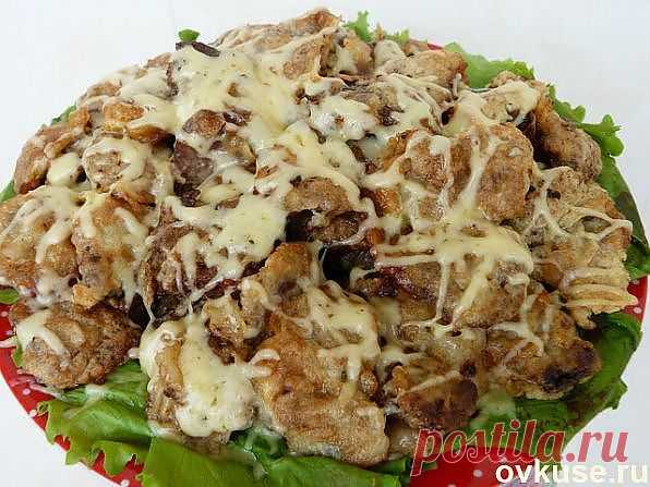 "Разбитое сердце" из куриных сердечек - Простые рецепты Овкусе.ру