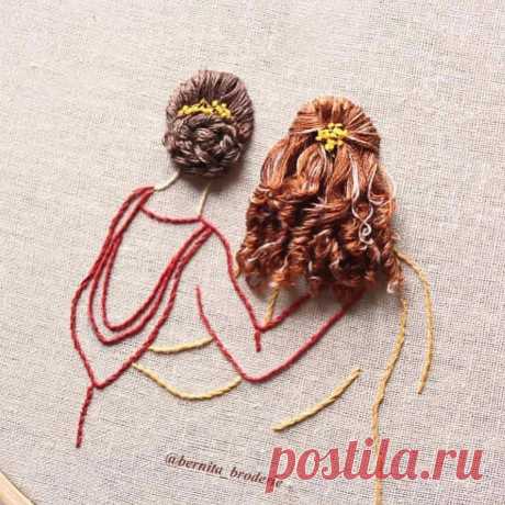 Вышивка. Женские образы