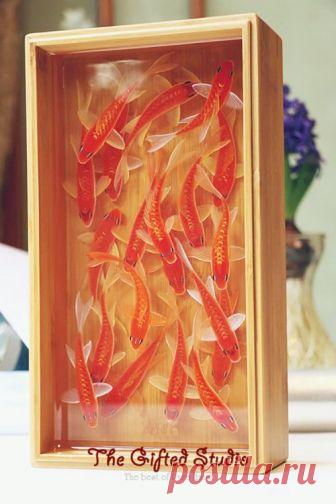 Удивительные 3D скульптуры из смолы от Китайской художницы