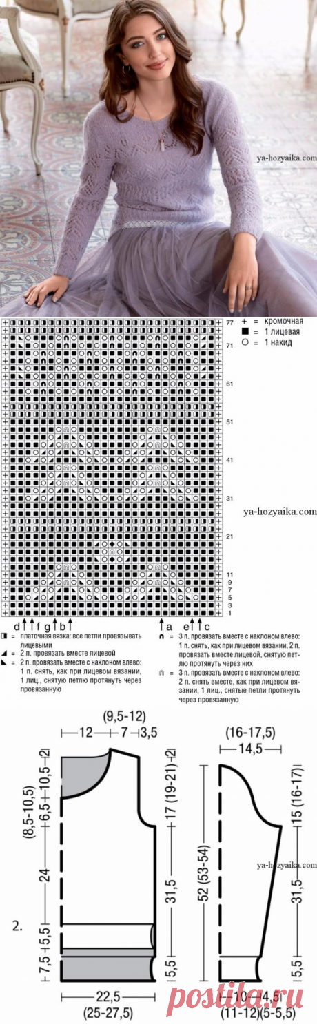 Пуловер спицами из тонкого мохера схема. Красивое вязаное спицами платье со схемами