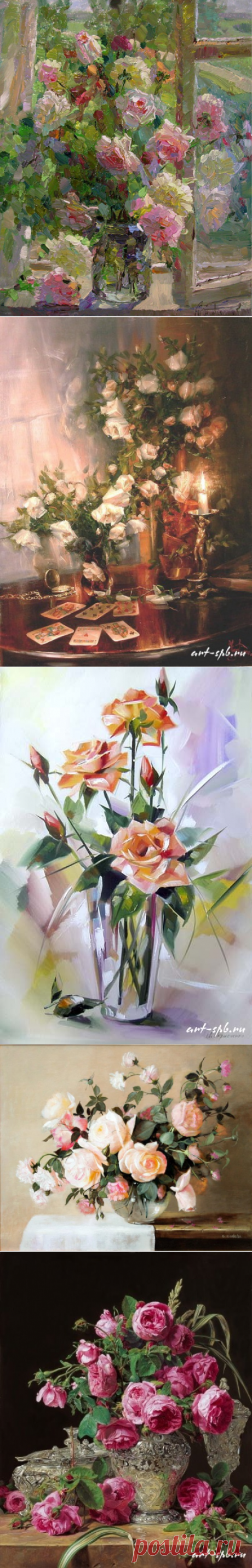 (+1) Розы в живописи