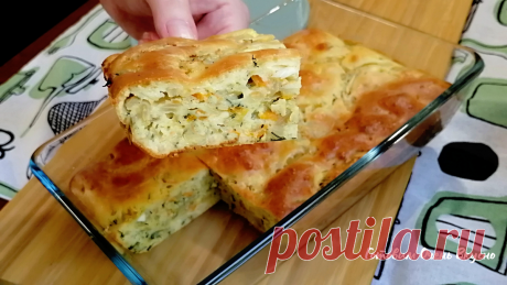 Любимый ленивый пирог с капустой и яйцом! Супер быстрый пирог. | Готовим Очень Вкусно | Яндекс Дзен