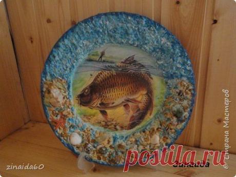 Тарелочки с рыбами. | Страна Мастеров