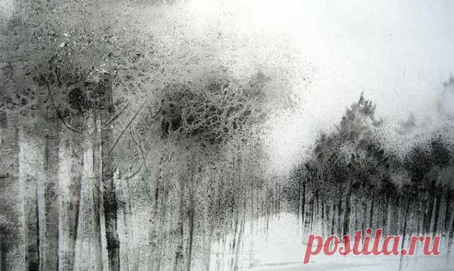 Акварель Reine Marie Pinchon.