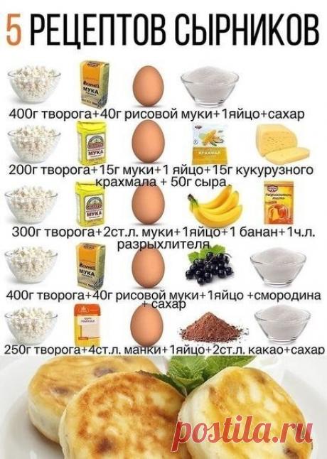 А вы по какому рецепту готовите сырники?