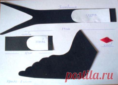 Объемные птички из бумаги