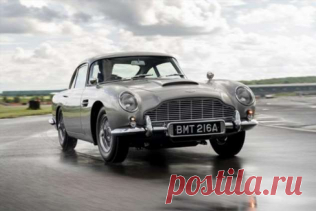 Aston Martin выпустил шпионскую версию DB5 . Тут забавно !!!