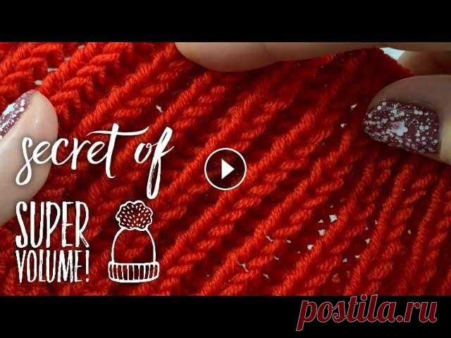 САМАЯ ОБЪЕМНАЯ РЕЗИНКА ❤️ СПИЦАМИ: ВЯЖЕМ ШАРФ, СНУД и ШАПКУ! САМАЯ ОБЪЕМНАЯ РЕЗИНКА ❤️ СПИЦАМИ: ВЯЖЕМ ШАРФ, СНУД и ШАПКУ!...