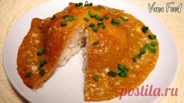 Омлет с рисом | рецепт завтрака, когда с ужина остался рис - Вкусно с Любовью - медиаплатформа МирТесен ИНГРЕДИЕНТЫ сваренный рис - 100 гр. яйцо - 1 шт. сахар - 1 ст.л. соевый соус - 1 ст.л. вода - 1 ст.л. растительное масло зеленый лук ПОШАГОВЫЙ РЕЦЕПТ ПРИГОТОВЛЕНИЯ Готовлю это блюдо на завтрак, когда остался рис с ужина. В глубокой тарелке смешать яйцо, сахар, соевый соус и воду. Взбивать не