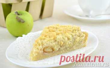 Рассыпчатый яблочный пирог — пошаговый рецепт с фото — Камелена