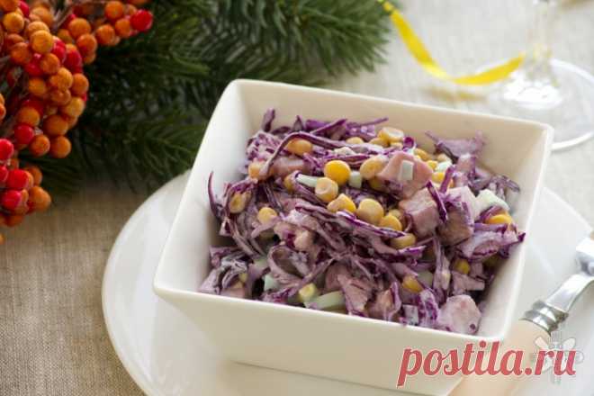 Салат из краснокачанной капусты